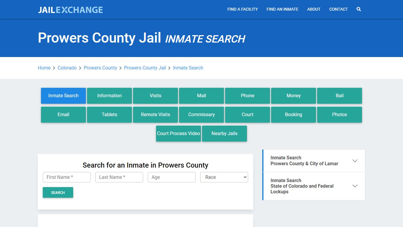 Prowers County Jail, CO Inmate Search: Roster & Mugshots